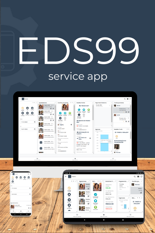 Guia do Painel do Aplicativo EDS99-SERVICE