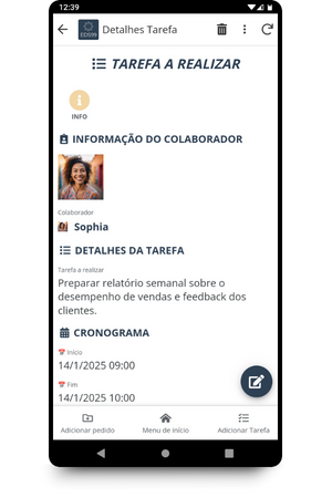 Guia das Tarefas do Aplicativo EDS99-SERVICE